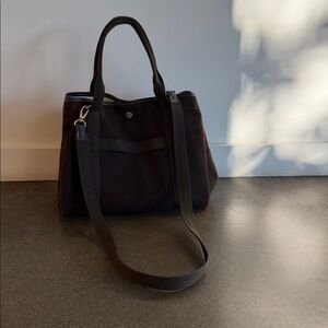 RUE DE VERNEUIL BROWN FELT TOTE